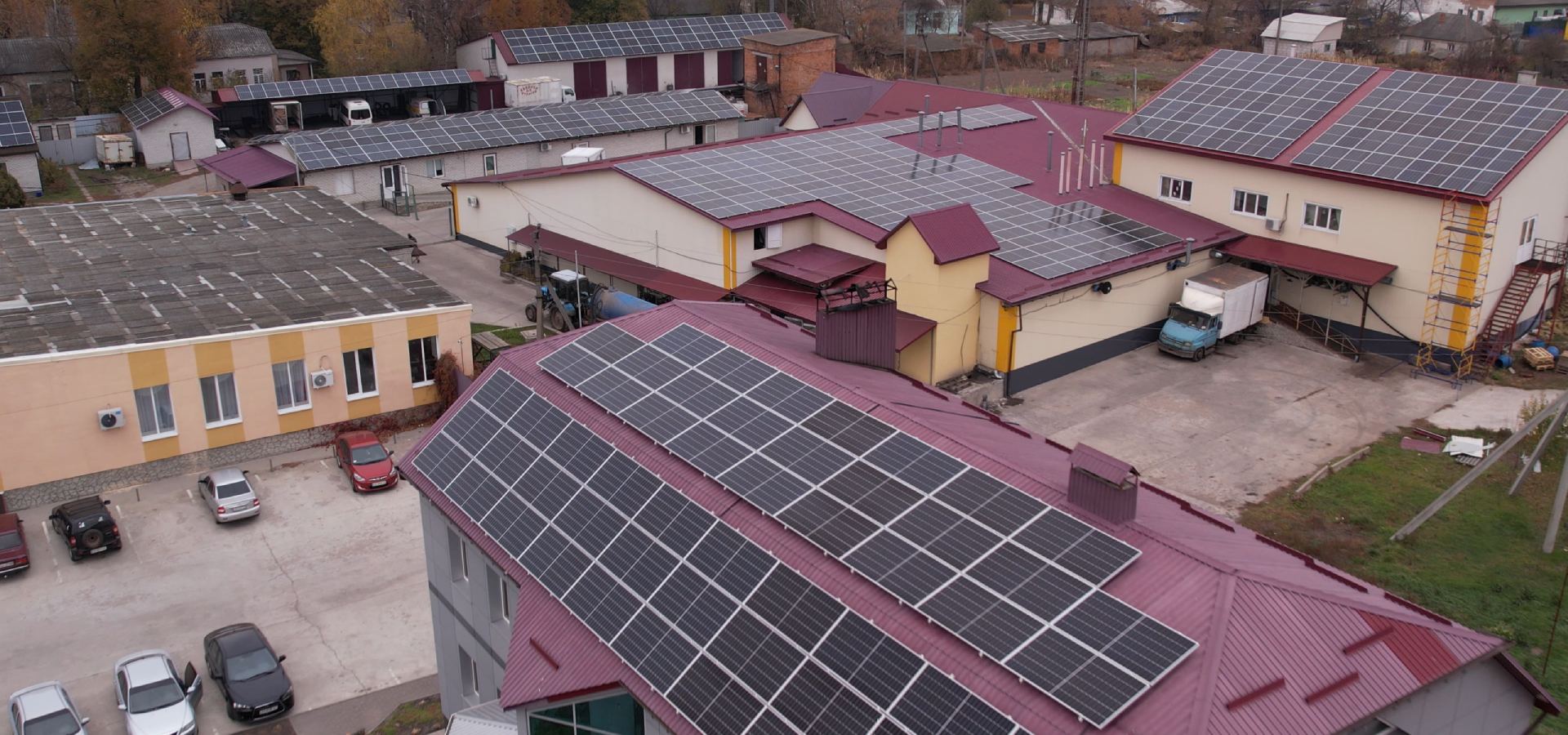 Solar power plant 200 kW for business